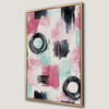 Vibrant Colors Canvas Print with Modern Minimalist Art