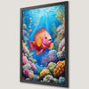 Vibrant Coral Reef and Tropical Fish Art Poster for Ocean Lovers