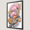 Vibrant Coral Reef Art Poster with Clownfish - Ocean Decor