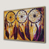 Vibrant Dream Catcher Boho Chic Framed Canvas Print