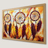 Vibrant Dreamcatcher Art Poster for Bohemian Bedroom Decor