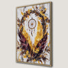 Vibrant Dreamcatcher Boho Canvas Print with Framed Art