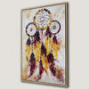 Vibrant Dreamcatcher Boho Feather Canvas Print