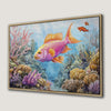 Vibrant Exotic Fish Coral Reef Canvas Print