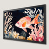 Vibrant Fish Scene Art Poster for Ocean Decor