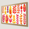 Vibrant Floral Art Poster for Bohemian Bedroom Decor