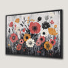 Vibrant Floral Beauty Wildflowers Canvas Print Art