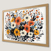 Vibrant Floral Bouquet Art Poster for Home Decor