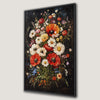 Vibrant Floral Bouquet Canvas Print with Colorful Blooms