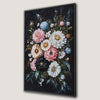 Vibrant Floral Bouquet Framed Canvas Print Wall Art