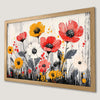 Vibrant Floral Burst Art Poster - Botanical Wall Decor