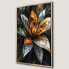 Vibrant Floral Burst Canvas Print - Abstract Plant Art