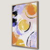 Vibrant Geometric Abstract Circles Canvas Print Wall Decor
