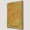 Vibrant Geometric Circles Canvas Print - Orange, Yellow, Green