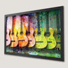 Vibrant Guitar Art Poster - Music Room Wall Decor