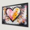 Vibrant Heart Art Poster - Modern Romantic Wall Decor