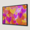 Vibrant Heart-Themed Art Canvas Print for Beautiful Decor