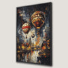Vibrant Hot Air Balloons Canvas Print with Fiery Colors