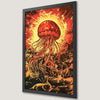 Vibrant Jellyfish Art Poster - Nautical Marine Decor