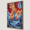 Vibrant Lighthouse Coastal Canvas Print for Nautical Decor