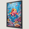 Vibrant Marine Life Art Poster - Tropical Fish Decor
