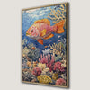 Vibrant Ocean Marine Life Canvas Print with Coral Reef