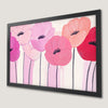 Vibrant Poppy Floral Art Poster for Boho Living