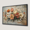 Vibrant Red and White Tulips Canvas Print for Spring Decor
