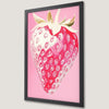 Vibrant Strawberry Art Poster for Modern Kitchen Decor