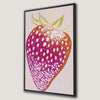 Vibrant Strawberry Canvas Print for Modern Kitchen Decor