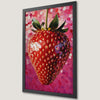 Vibrant Strawberry Pop Art Poster - Kitchen Wall Decor