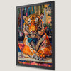 Vibrant Tiger Art Poster | Colorful Surreal Wall Decor