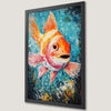 Vibrant Tropical Fish Art Poster for Coastal Decor