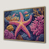 Vibrant Underwater Coral Reef Canvas Print Art