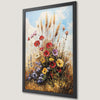Vibrant Wildflower Art Poster for Summer Decor