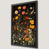 Vibrant Wildflower Botanical Art Poster for Home Decor