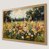 Vibrant Wildflower Field Art Poster - Summer Blooms Decor