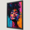 Vibrant Woman Portrait Art Poster - Modern Wall Decor
