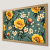 Vibrant Yellow Flowers Art Poster - Stunning Floral Decor