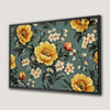 Vibrant Yellow Flowers Canvas Print Stunning Floral Art