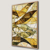 Vibrant Yellow Green Accents Canvas Print Contemporary Art