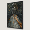 Victorian Girl in Wonderful Dress Canvas Print Art
