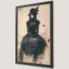 Victorian Gothic Woman Art Poster - Dark Academia Wall Decor