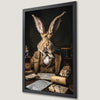 Victorian Rabbit Art Poster - Whimsical Bunny Wall Decor