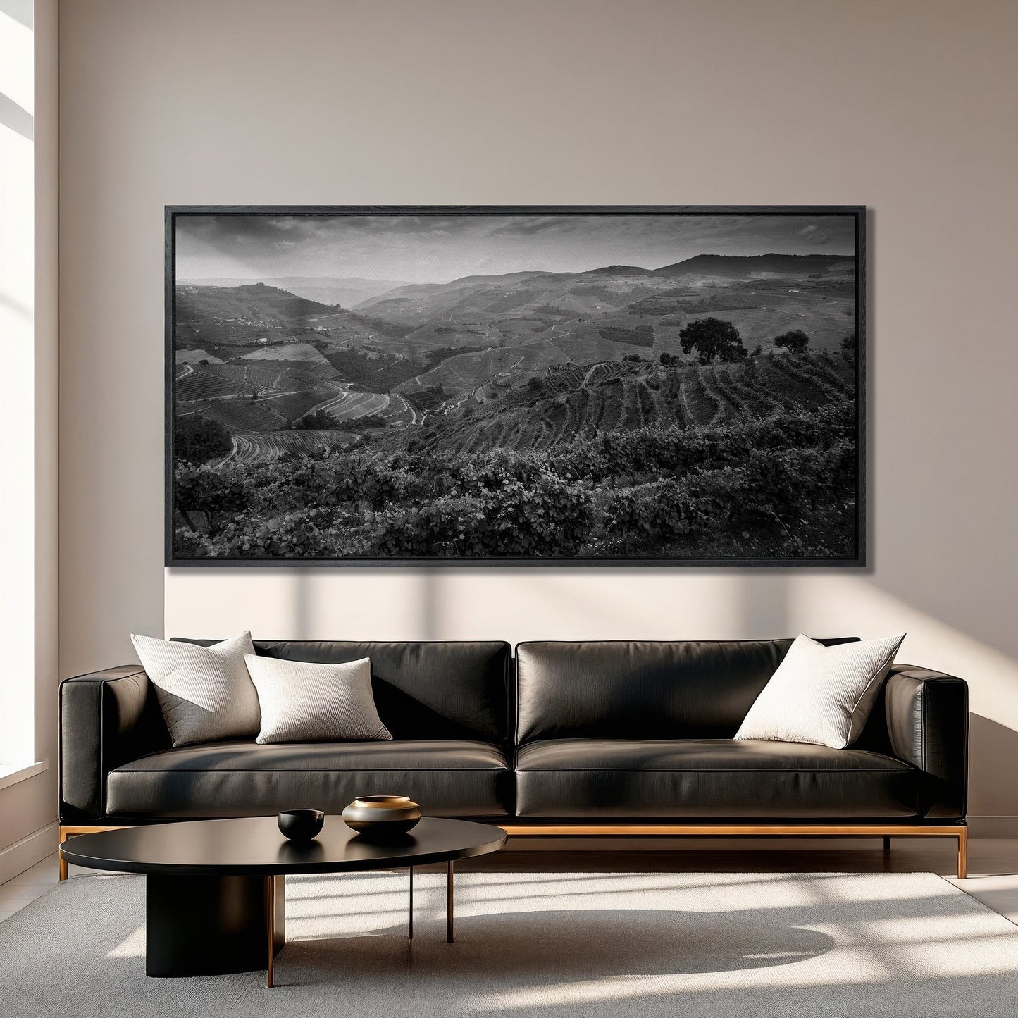 Vineyard Landscape in Douro Valley Canvas Print Art
