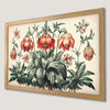 Vintage Botanical Wildflowers Art Poster for Home Decor