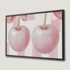 Vintage Cherry Art Canvas Print for Kitchen Decor