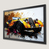 Vintage Classic Car Art Poster - Vibrant Automobile Decor