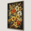 Vintage Floral Botanical Art Canvas Print for Home Decor