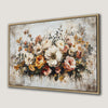 Vintage Floral Bouquet Canvas Print - Elegant Wall Decor